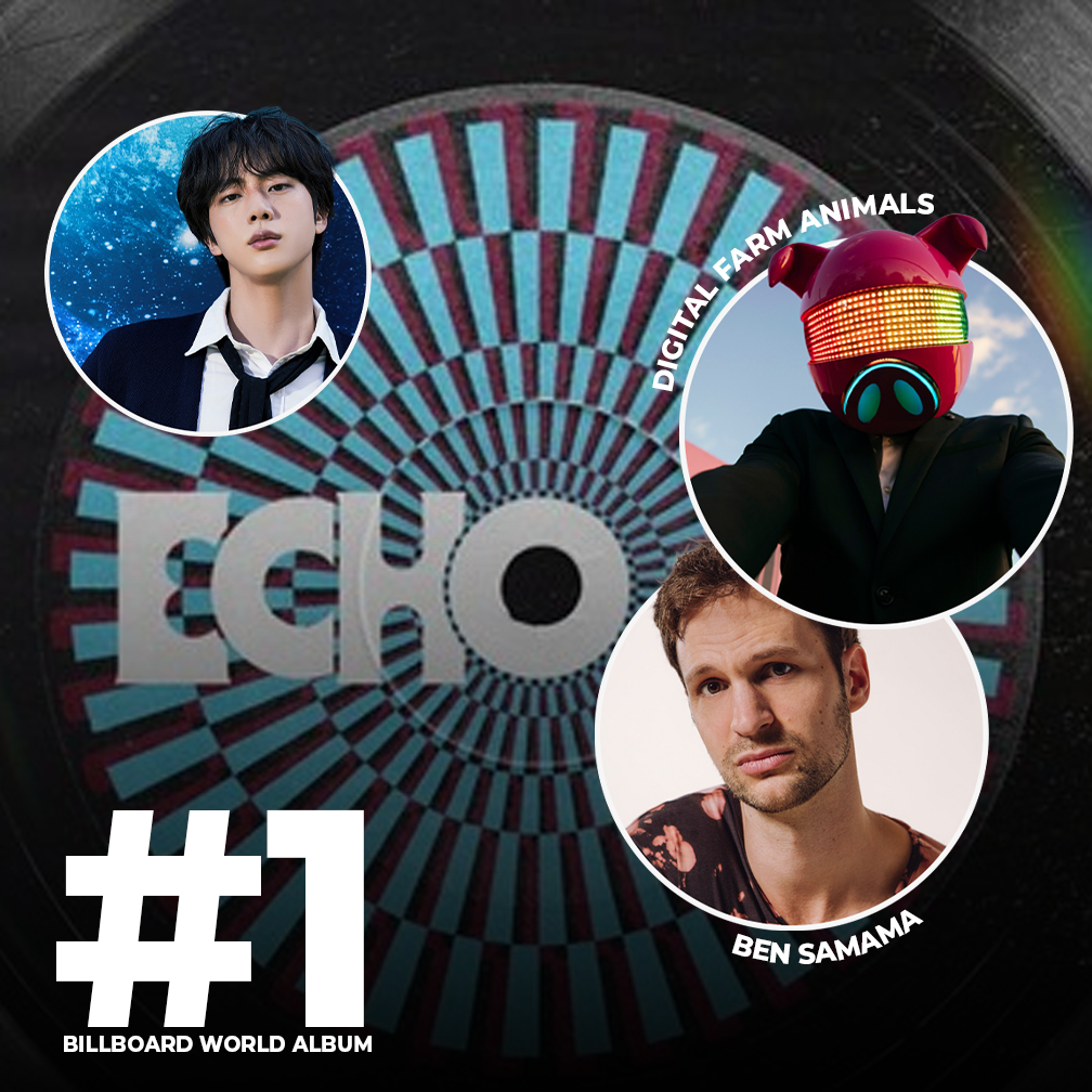 JIN’s ECHO Tops Chart